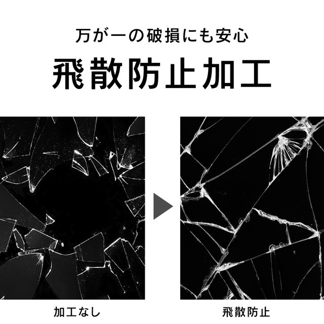 【iPhone14 Pro フィルム】フルカバー ゴリラガラス 高透明 画面保護強化ガラスサブ画像