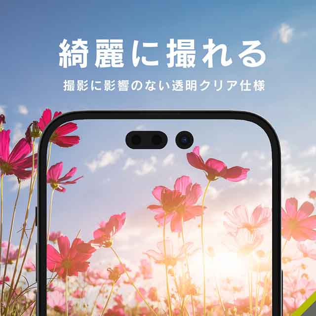 【iPhone14 Pro Max フィルム】レンズを完全に守る 高透明レンズ＆クリアカメラユニット保護フィルム 2セットサブ画像