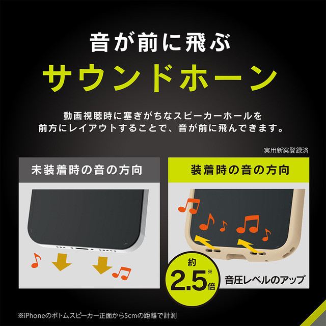 【iPhone14 Plus ケース】[GLASSICA Round] 耐衝撃 背面ガラスケース (ブラック)goods_nameサブ画像