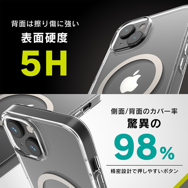 【iPhone14/13 ケース】[Turtle]MagSafe対応 ハイブリッドクリアケース (クリア)goods_nameサブ画像