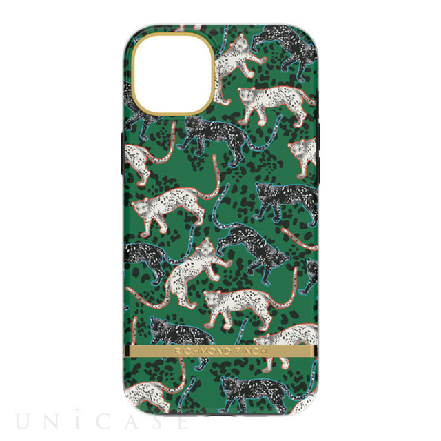 【iPhone14 Plus ケース】Green Leopard