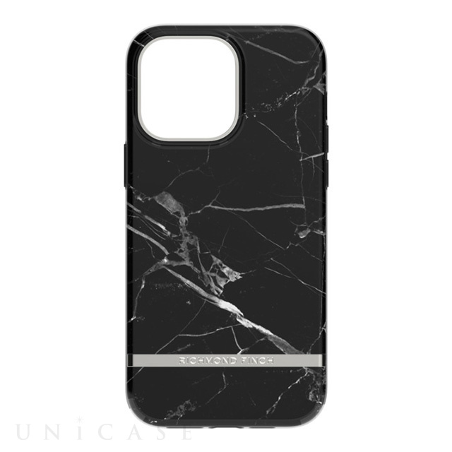 【iPhone14 Pro Max ケース】Black Marble