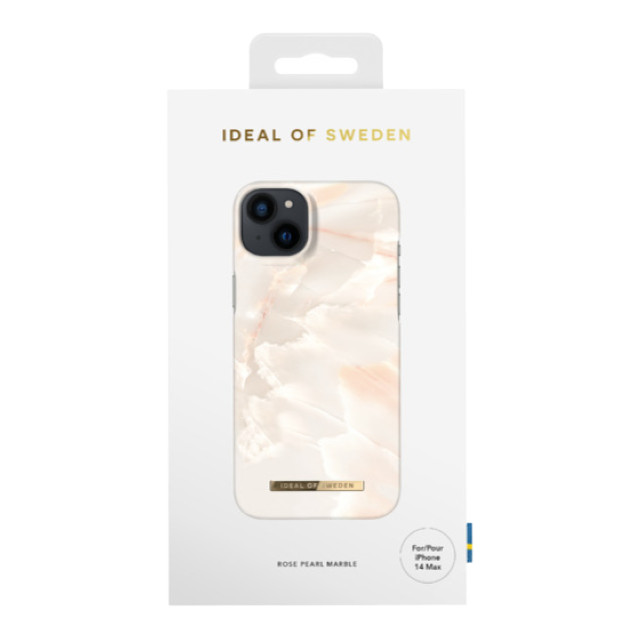 iPhone14 Plus ケース】Fashion Case (Rose Pearl Marble) iDEAL OF