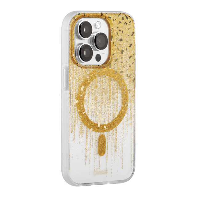 【iPhone14 Pro ケース】MagSafe対応 DRIPPIN IN GOLDサブ画像