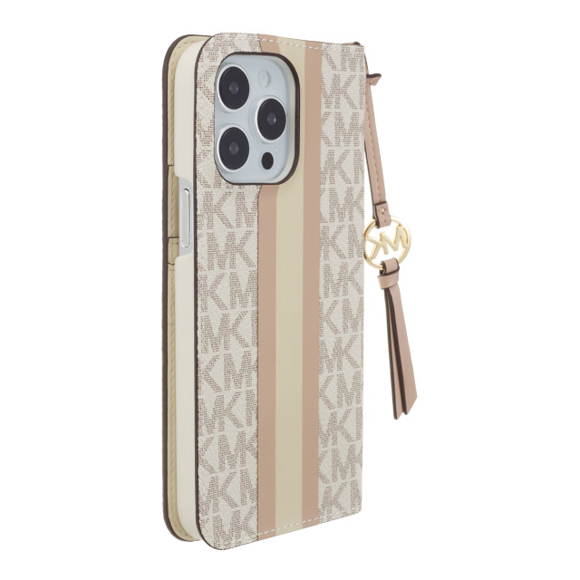 【iPhone14 Pro Max ケース】Folio Case Stripe with Tassel Charm for MagSafe (Vanilla)goods_nameサブ画像