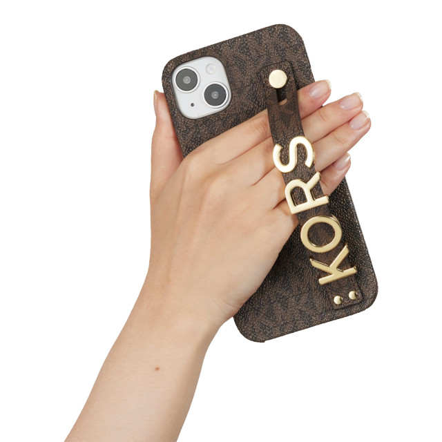 【iPhone14 Plus ケース】Slim Wrap Case Stand ＆ Ring (Brown)サブ画像