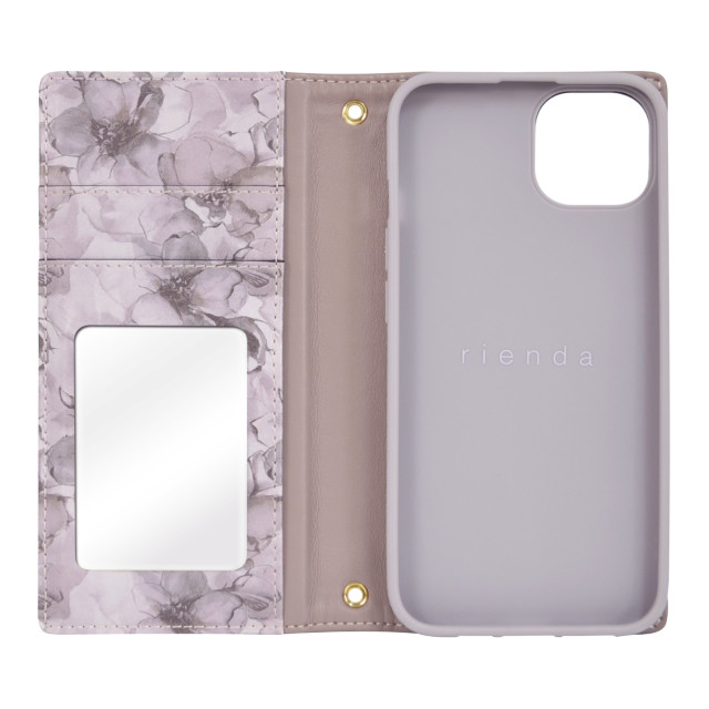 【iPhone14 Pro ケース】rienda スクエア手帳 (ディープトープ)goods_nameサブ画像