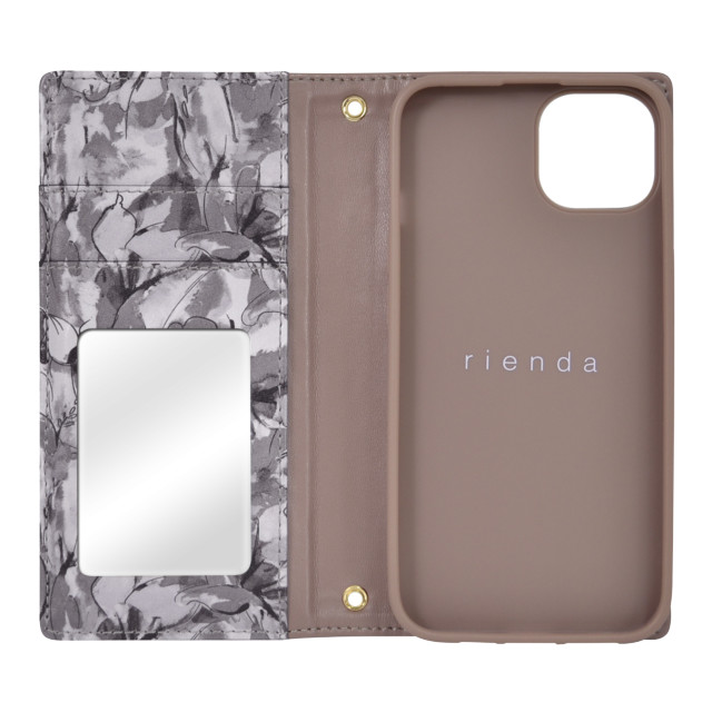 【iPhone14 Pro Max ケース】rienda スクエア手帳 (ココアブラウン)goods_nameサブ画像