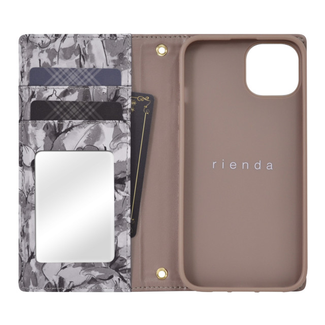 【iPhone14 Pro Max ケース】rienda スクエア手帳 (ココアブラウン)goods_nameサブ画像