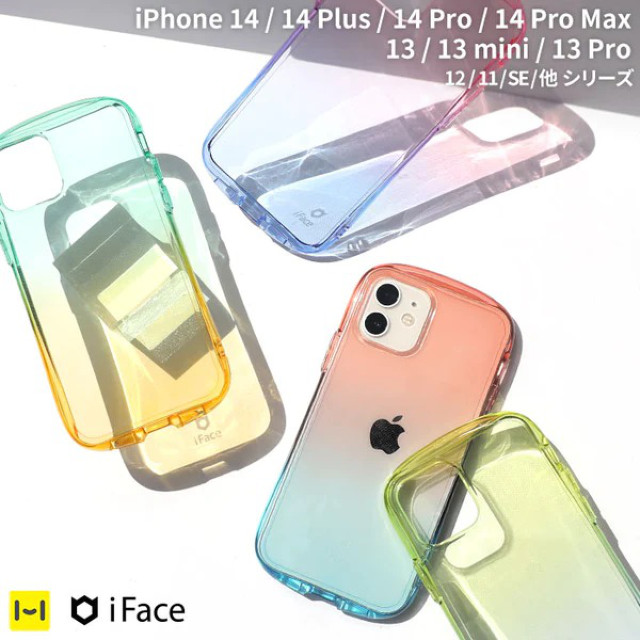 【iPhone14 Plus ケース】iFace Look in Clear Lollyケース (フォレスト/アプリコット)サブ画像