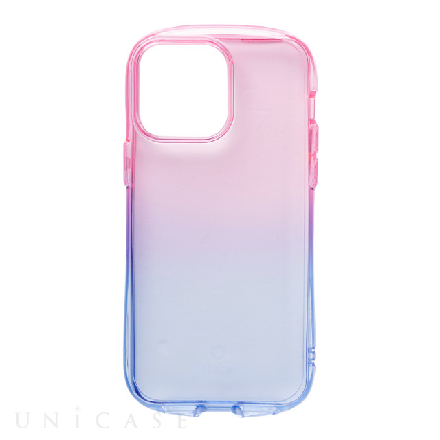 【iPhone14 Pro Max ケース】iFace Look in Clear Lollyケース (ピーチ/サファイア)