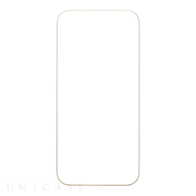 【iPhone14 Pro フィルム】iFace Round Edge Tempered Glass Screen Protector ラウンドエッジ強化ガラス 液晶保護シート (光沢・ベージュ)