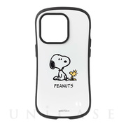 【iPhone14 Pro ケース】PEANUTS iFace First Classケース (スヌーピー/座る/ホワイト)