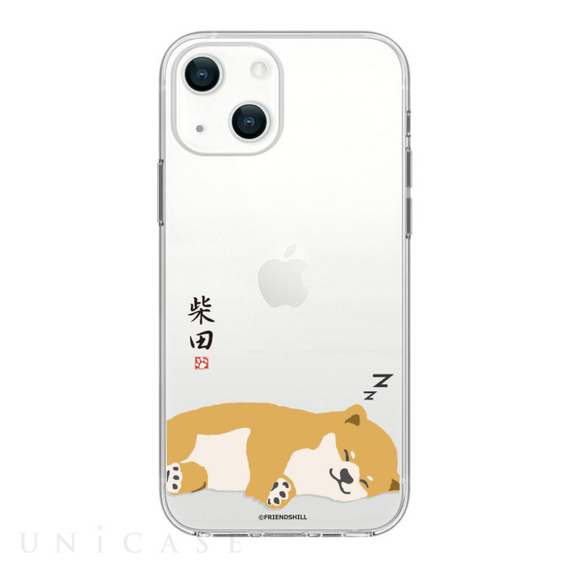 【iPhone14 ケース】しばたさん ソフトクリアケース (昼寝)