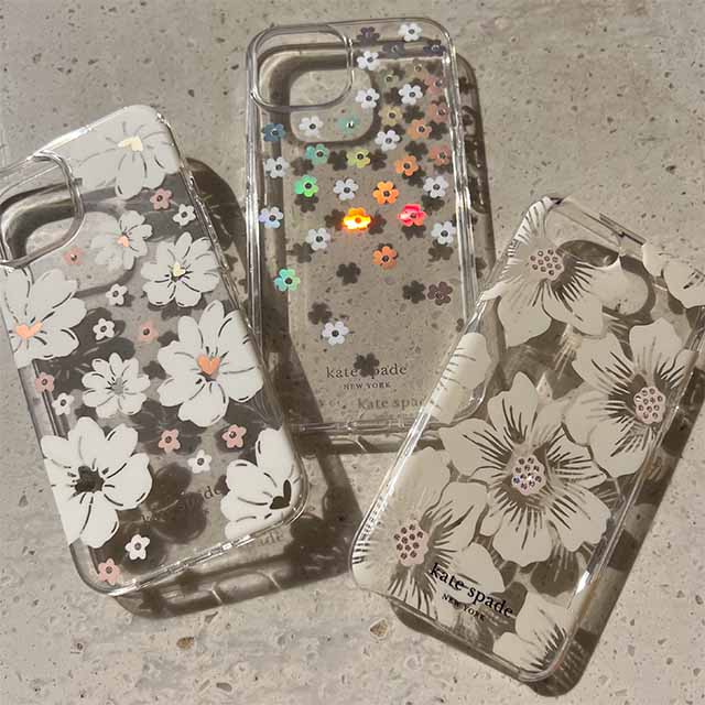 【iPhone14 ケース】Protective Hardshell Case (Classic Peony/Cream/Rose Gold Foil/Gold Foil/Gems)サブ画像