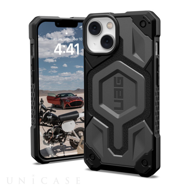 【iPhone14/13 ケース】UAG MagSafe対応 MONARCH PRO (シルバー)