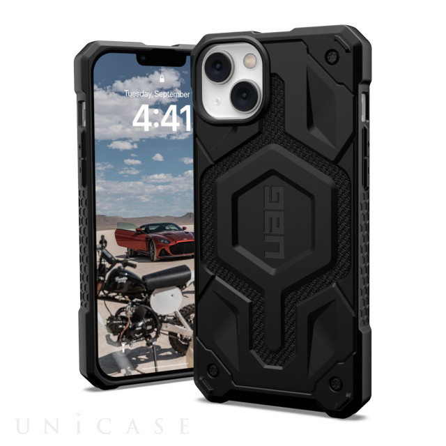 【iPhone14 Plus ケース】UAG MagSafe対応 MONARCH PRO (ケブラーブラック)