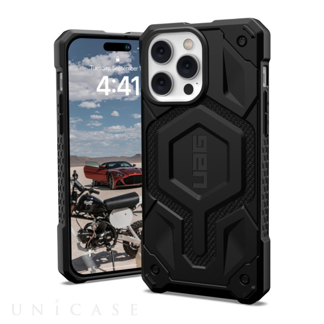 【iPhone14 Pro Max ケース】UAG MagSafe対応 MONARCH PRO (ケブラーブラック)