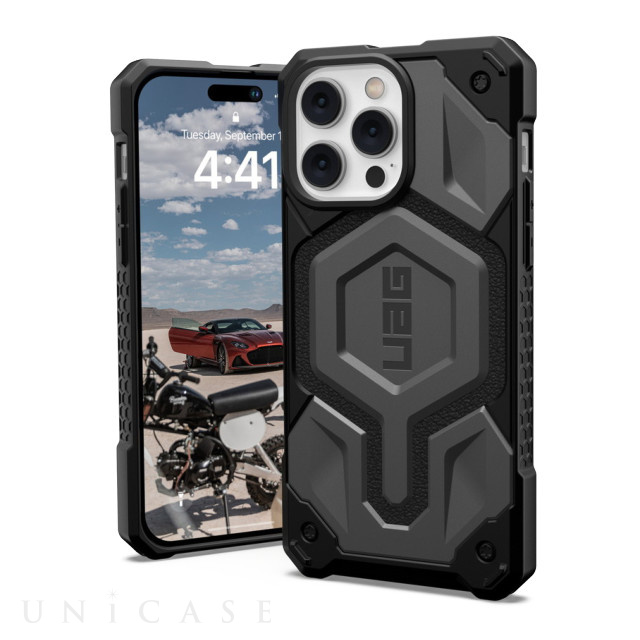 【iPhone14 Pro Max ケース】UAG MagSafe対応 MONARCH PRO (シルバー)