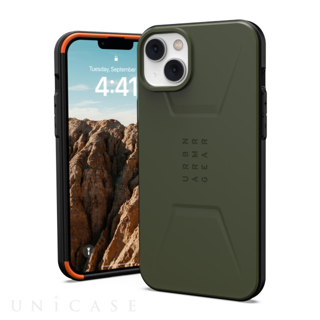 【iPhone14 Plus ケース】UAG MagSafe対応 CIVILIAN (オリーブ)