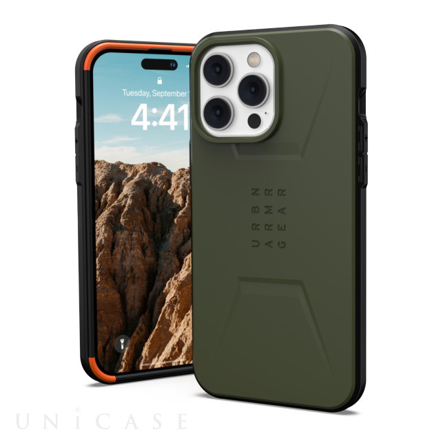 【iPhone14 Pro Max ケース】UAG MagSafe対応 CIVILIAN (オリーブ)