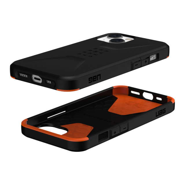 【iPhone14/13 ケース】UAG CIVILIAN (ブラック)サブ画像