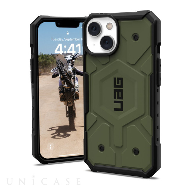 【iPhone14/13 ケース】UAG MagSafe対応 PATHFINDER (オリーブ)