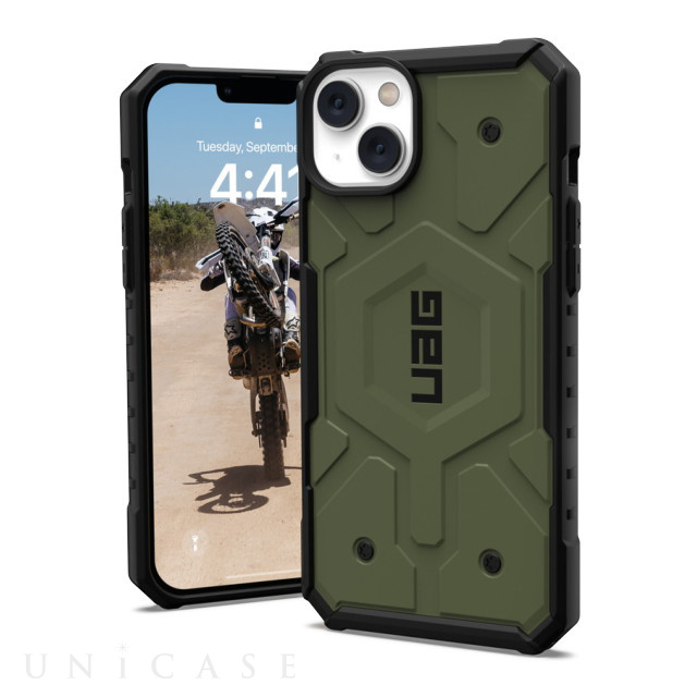 【iPhone14 Plus ケース】UAG MagSafe対応 PATHFINDER (オリーブ)