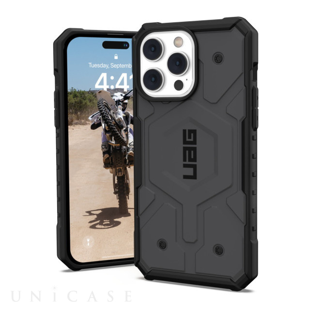 【iPhone14 Pro Max ケース】UAG MagSafe対応 PATHFINDER (シルバー)