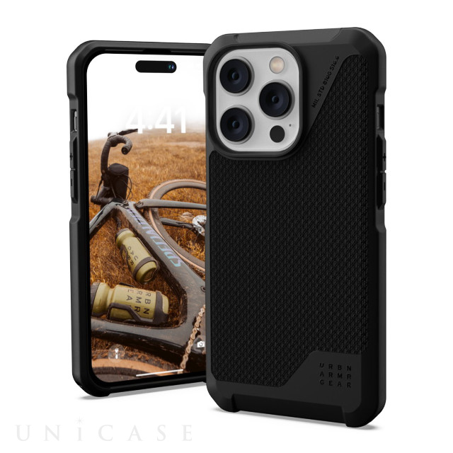 【iPhone14 Pro ケース】UAG MagSafe対応 METROPOLIS LT (ケブラーブラック)