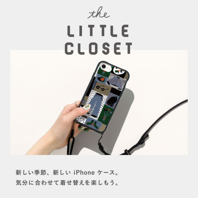 LITTLE CLOSET iPhoneSE(第3/2世代)/8/7/6s/6 着せ替えフィルム (wreath)サブ画像