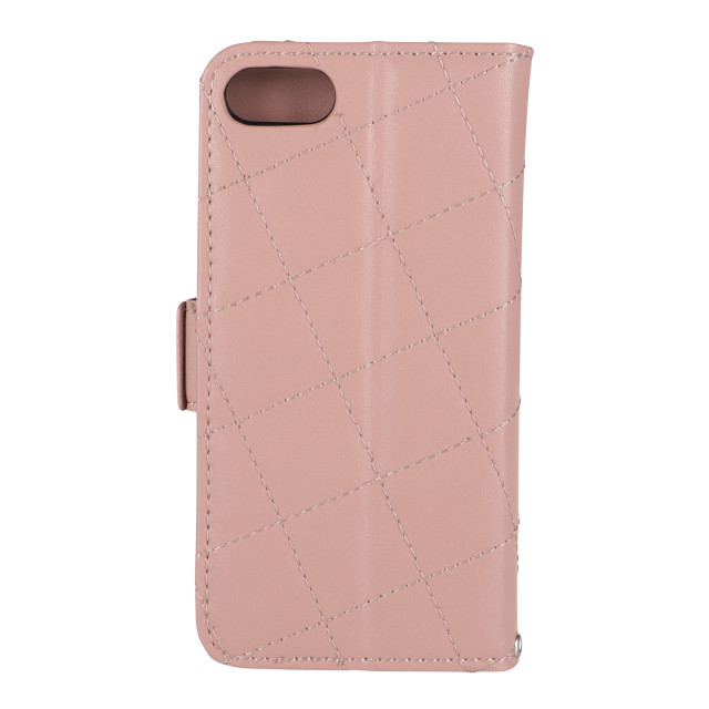 【iPhoneSE(第3/2世代)/8/7 ケース】DAISY PACH PU QUILT Leather Book Type Case (DUSTY PINK/WHITE)goods_nameサブ画像