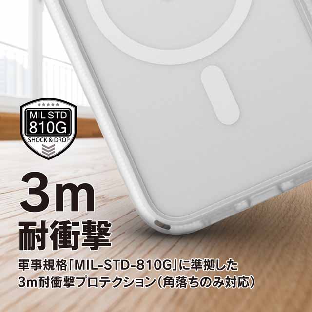 【iPhone14 Pro Max ケース】Magsafe対応 衝撃吸収ケース Influenceシリーズ (クリア)サブ画像