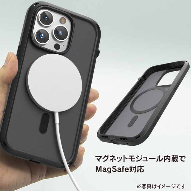 【iPhone14 Pro Max ケース】Magsafe対応 衝撃吸収ケース Influenceシリーズ (クリア)サブ画像