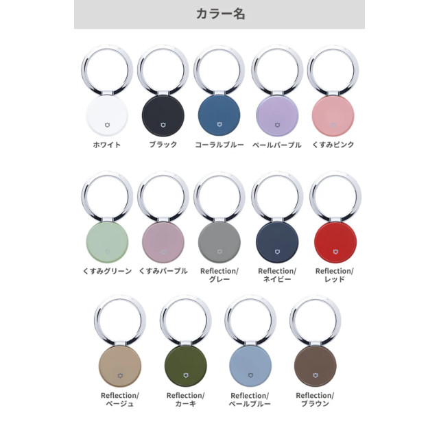 iFace Finger Ring Holder フラットタイプ (マットブラック)goods_nameサブ画像