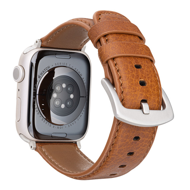 【Apple Watch バンド 49/45/44/42mm】ミネルバボックスレザーバンド (コニャック) for Apple Watch Ultra2/1/SE(第2/1世代)/Series9/8/7/6/5/4/3/2/1goods_nameサブ画像