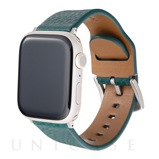 Apple Watch バンド 49/45/44/42mm】GENUINE LEATHER STRAP (ディープ