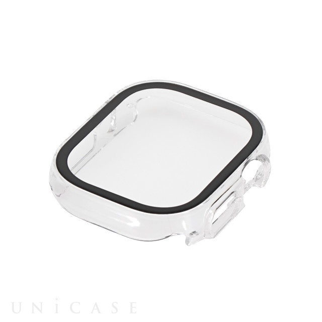 【Apple Watch ケース 49mm】ガラスフィルム一体型 保護ケース ALL IN ONE GLASS CASE OWL-AWBCV05シリーズ (クリア) for Apple Watch Ultra2/1