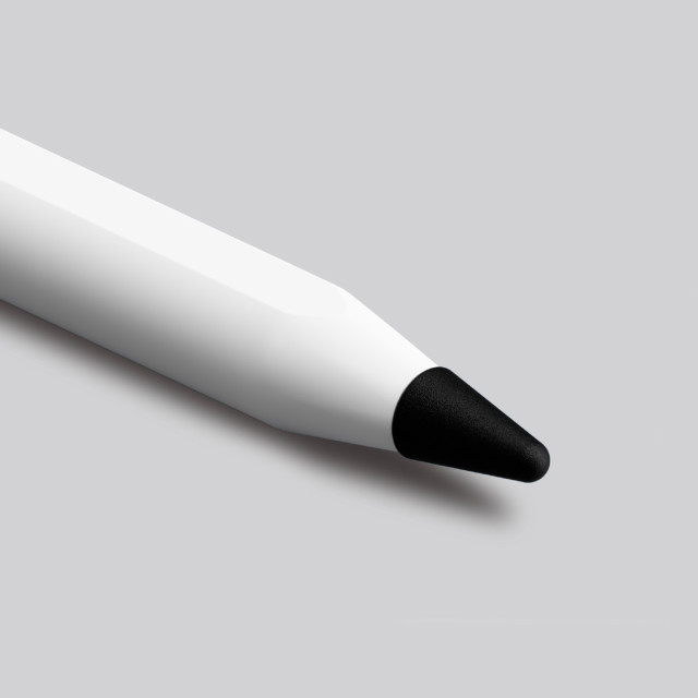 【Apple Pencil(第2/1世代)】一体型TPUカバー付きチップ 4個入り (ブラック)goods_nameサブ画像