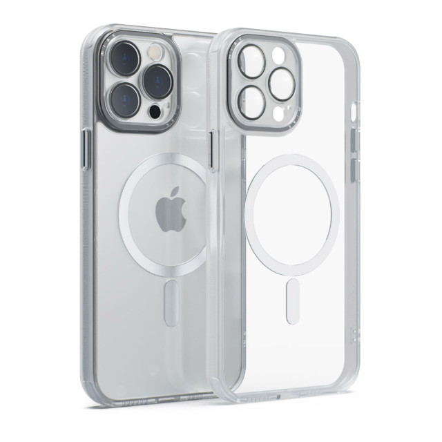 【iPhone13 Pro ケース】レンズガード一体型MagSafe対応クリアケース (スモーキークリア)サブ画像
