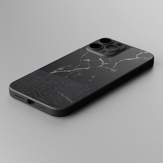 【iPhone13 Pro Max ケース】Papery Marble Case (ブラック)goods_nameサブ画像