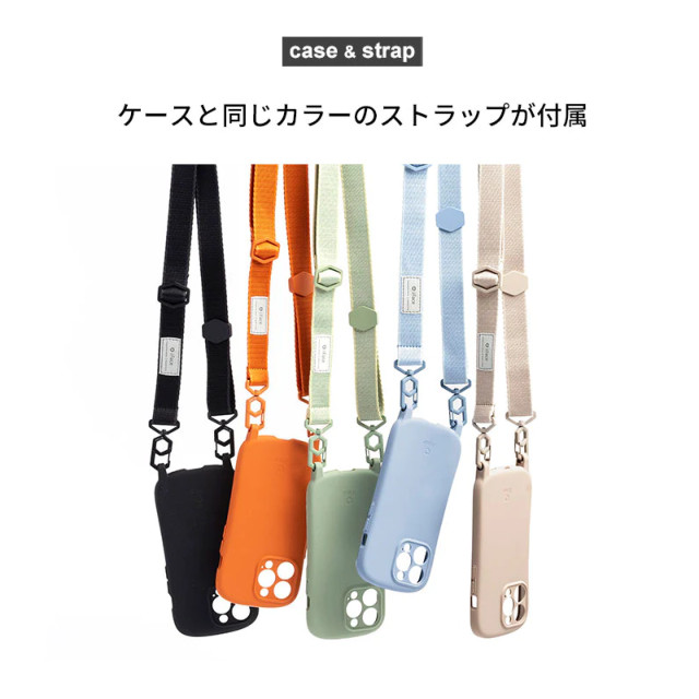 【iPhone13 Pro ケース】iFace Hang and シリコンハードケース/ショルダーストラップセット (ブラック)goods_nameサブ画像