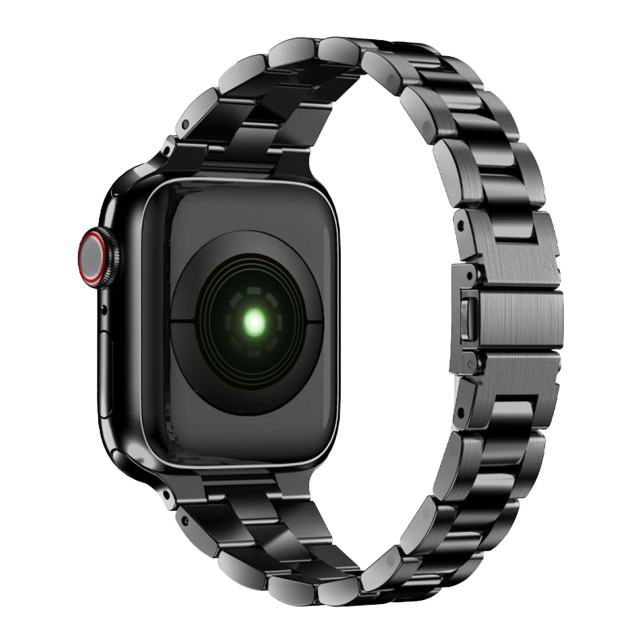 【Apple Watch バンド 41/40/38mm】イージーアジャスト メタルバンド (ブラック) for Apple Watch SE(第2/1世代)/Series9/8/7/6/5/4/3/2/1サブ画像