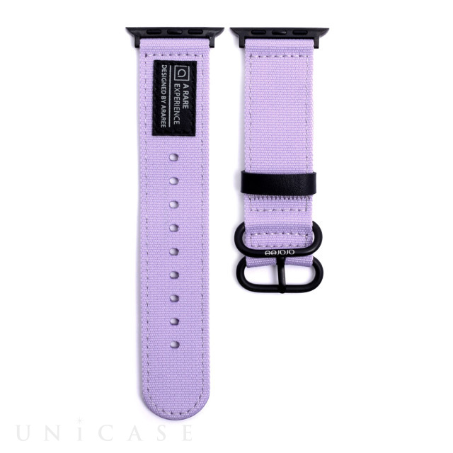 【Apple Watch バンド 49/45/44/42mm】SOFT WOVEN STRAP (ライトパープル) for Apple Watch Ultra2/1/SE(第2/1世代)/Series9/8/7/6/5/4/3/2/1