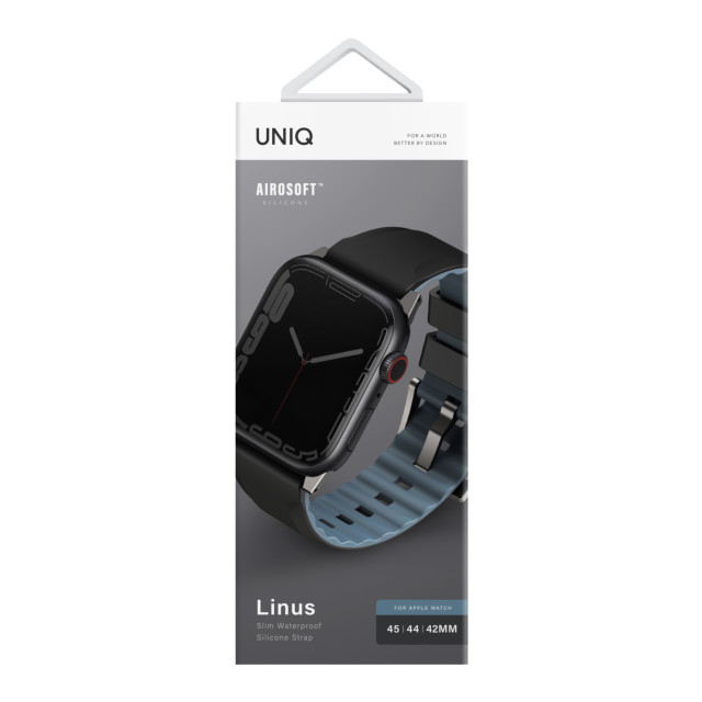 【Apple Watch バンド 45/44/42mm】LINUS AIROSOFT シリコン APPLE WATCH バンド MIDNIGHT BLACK (BLACK) for Apple Watch SE(第2/1世代)/Series9/8/7/6/5/4/3/2/1goods_nameサブ画像