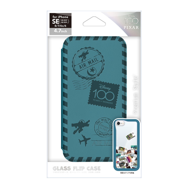 【iPhoneSE(第3/2世代)/8/7/6s/6 ケース】ガラスフリップケース (Disney100/ピクサー)goods_nameサブ画像