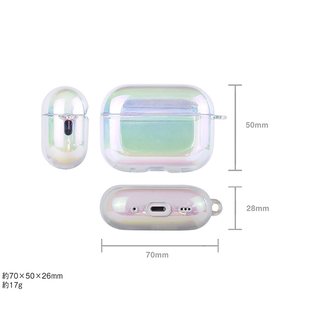 【AirPods Pro(第2/1世代) ケース】TILE AURORA OVAL (クリスタル)goods_nameサブ画像