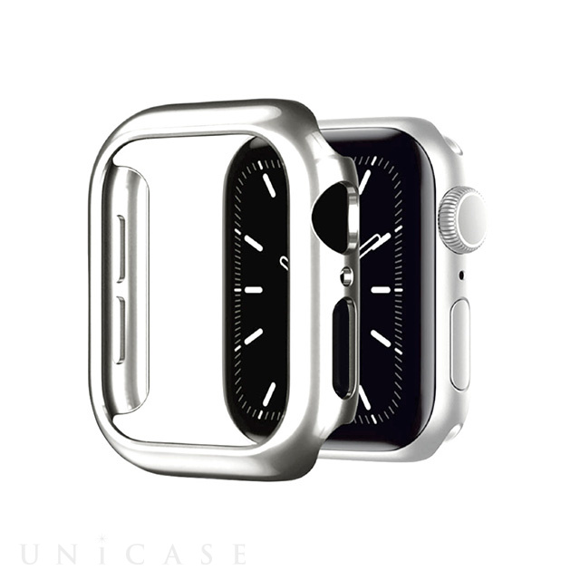 【Apple Watch ケース 41/40mm】ハードケース Air Skin (クロームシルバー) for Apple Watch SE(第2/1世代)/Series9/6/5/4