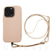 【アウトレット】【iPhone14 Pro ケース】Cross Body Case Duo (beige)