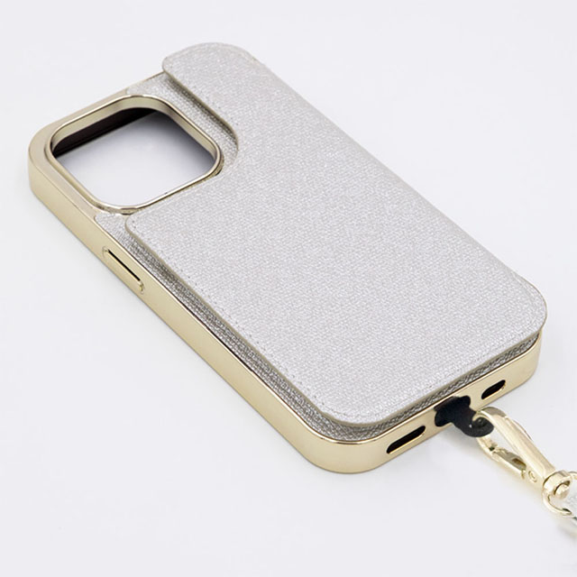 【アウトレット】【iPhone14/13 ケース】Cross Body Case Duo (white silver)goods_nameサブ画像